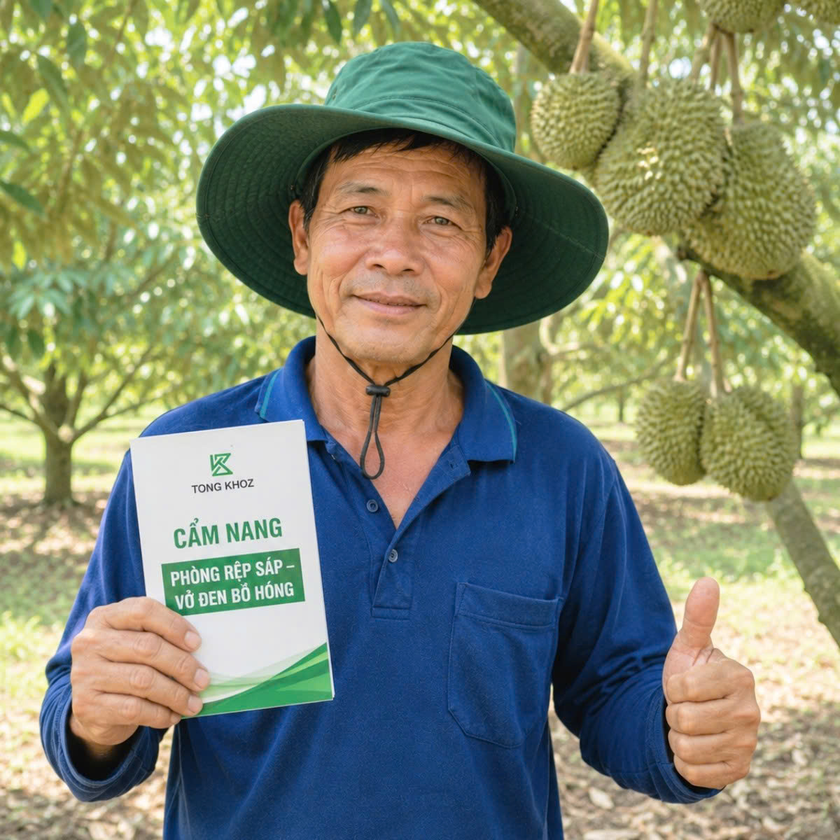 Nhà vườn sầu riêng cầm cẩm nang Tổng Kho Z